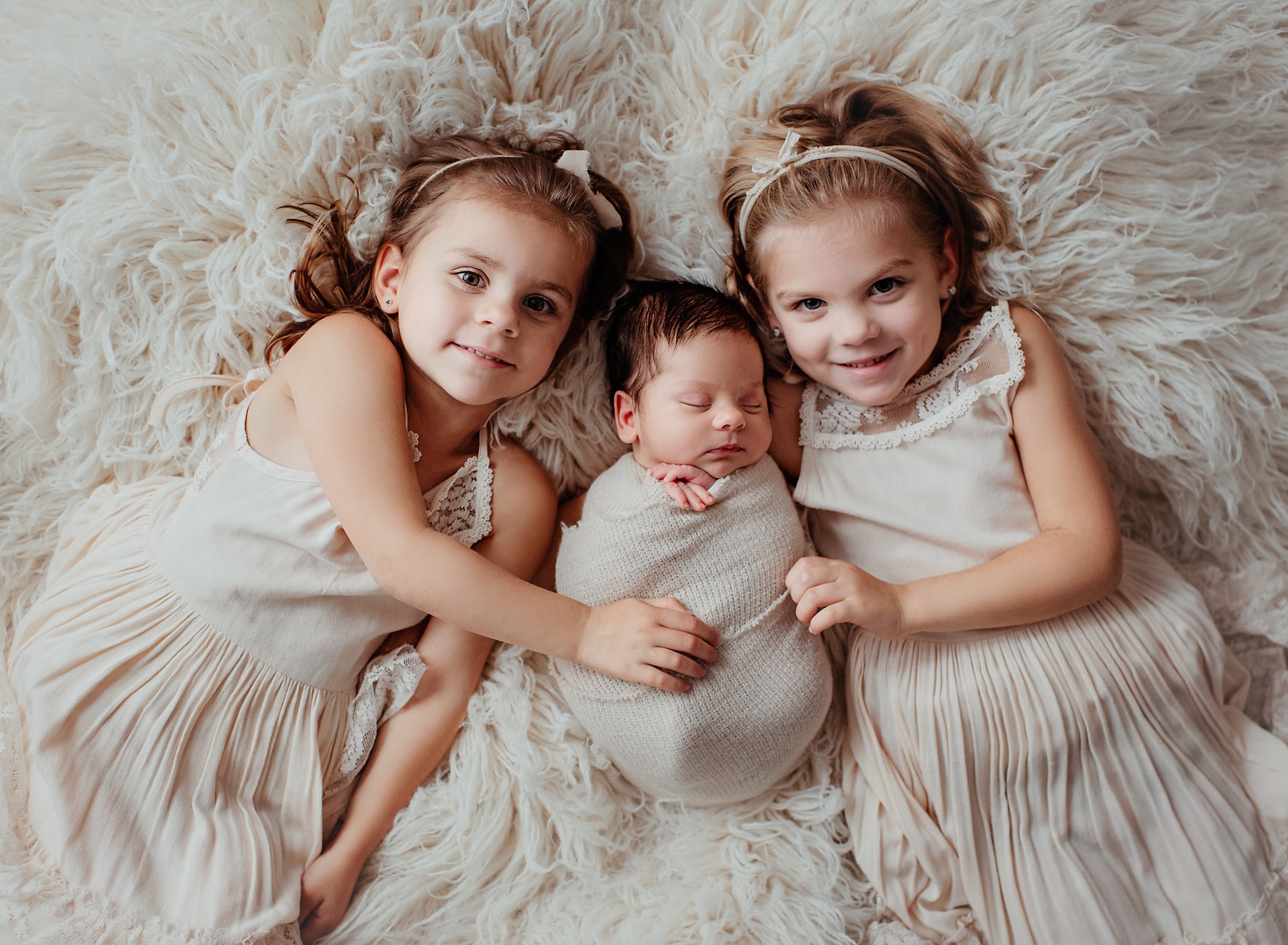 Newborn with siblings